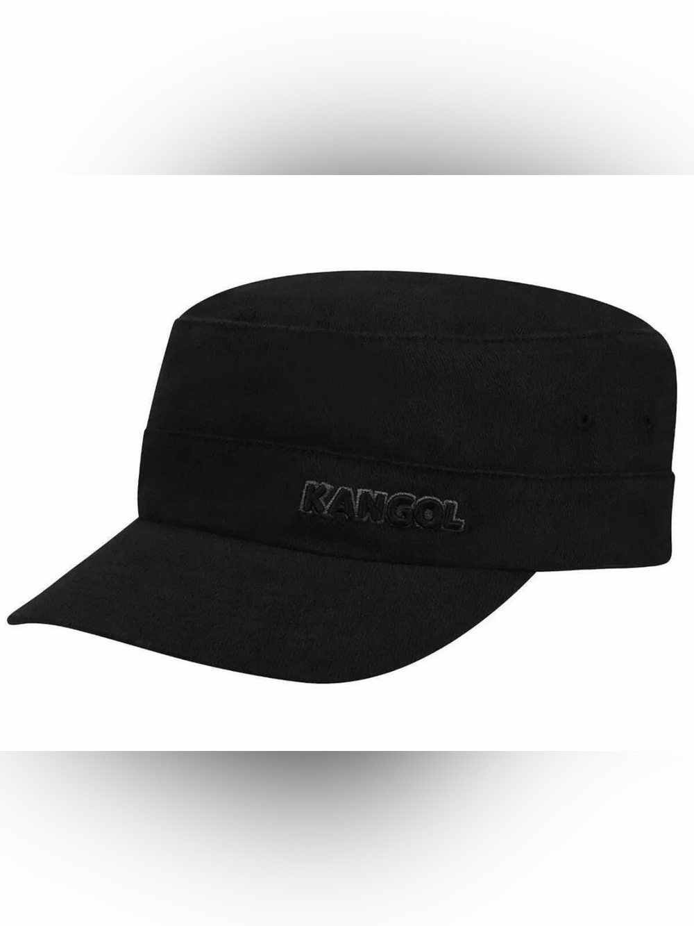 NWT Kangol Men's Cotton Twill Army Cap - Black, XXLarge